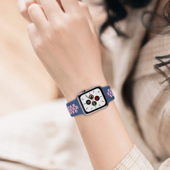 Apple watch Band 42mm Silicone 44mm band 45mm band 49mm band 40mm 38mm band - Picture 2 of 3